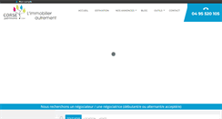 Desktop Screenshot of cpi-immobilier-porto-vecchio.com